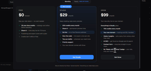 revamp.dev pricing