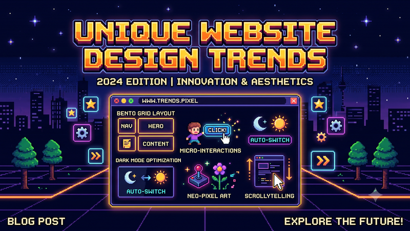 Some Unique Website Design Trends