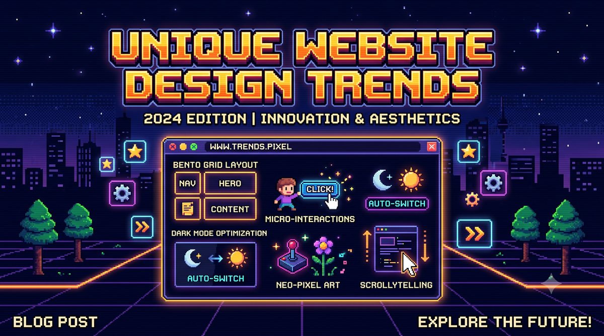 Some Unique Website Design Trends